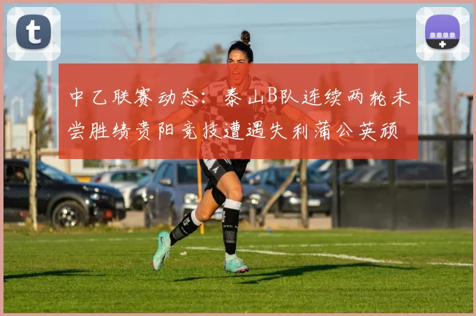 中乙联赛动态：泰山B队连续两轮未尝胜绩贵阳竞技遭遇失利蒲公英顽强战平